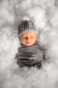 zimowa sesja noworodkowa, noworodki, zdjęcia noworodkow konin