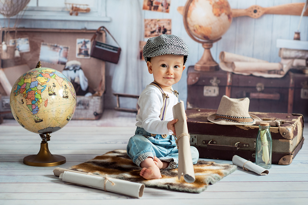 dziecko w podróży, sesja dziecka, zdjęcia dzieci konin