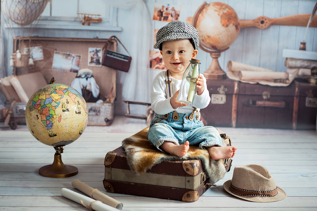 sesja w prezencie na roczek, studio w koninie, fotograf dziecięcy
